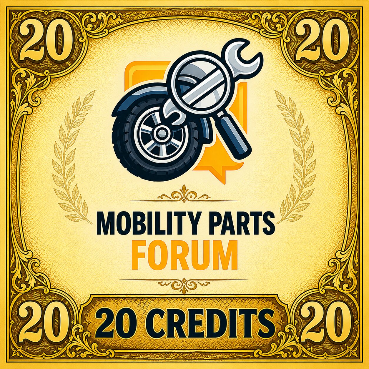 Buy a 20 Credit Pack for Mobility Parts Forum. Unlock customer contacts, create listings, reply to requests and boost your visibility across the marketplace.